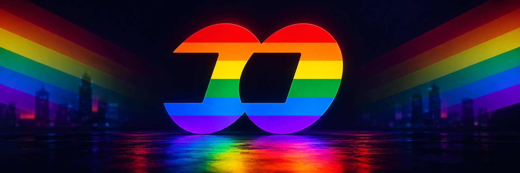 FOMOsexual rainbow banner