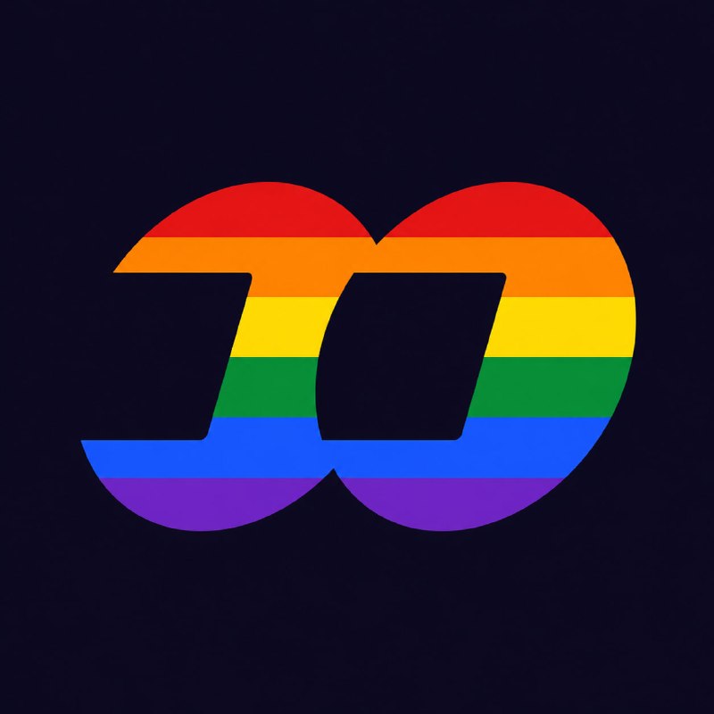 FOMOsexual rainbow character